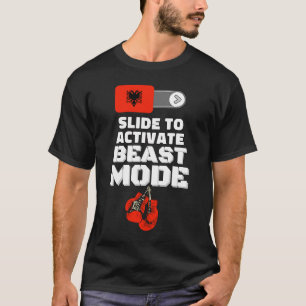 Bokshandschoenen Vlag Vechtende Mannen Vrouwen Kin T-shirt