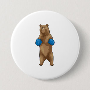 Bokshandschoenen voor beren ronde button 7,6 cm