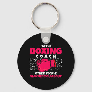 Boksklub Trainer Van Bokser Kickboksen Boksen Coa Sleutelhanger