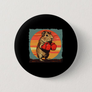 Boksliefhebber van cavia's Bokshandschoenen Kickbo Ronde Button 5,7 Cm