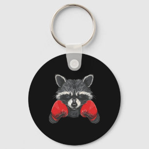 Boksliefhebber Wasbeer Bokshandschoenen Kickboksen Sleutelhanger