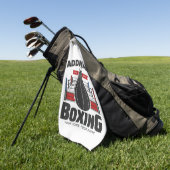 Boksring ADD NAAM Boxer Gym Snelheid Zak Golfhanddoek (Groen)