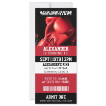 Boksticket Verjaardagsfeestje