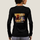 Bokuchander's Holiday long-sleeved t-shir Ladies M Tri-Blend Shirt (Achterkant)