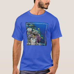 Bokvis zwermen rond kleine koraal t-shirt