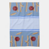 Bol Bleu Au Cricket, Serviette De Plat (Vertical)