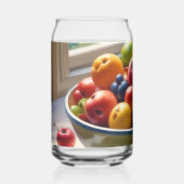 Bol de fruit sur table peinture à l'huile classiqu (Recto)