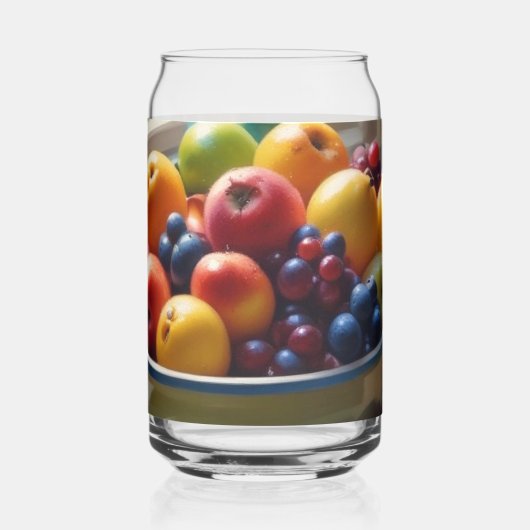 Bol de fruit sur table peinture à l'huile classiqu (Gauche)