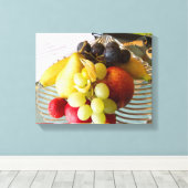 Bol de fruits en toile étirée (Insitu (Plancher de Bois))