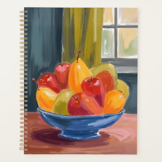 Bol de fruits peinture aquarelle (Devant)