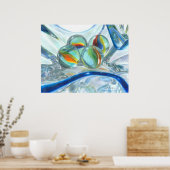 Bol de marbres, grand poster (Cuisine)