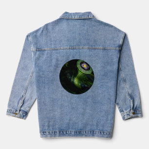 Bol de pelouse en marbre vert, Veste Denim