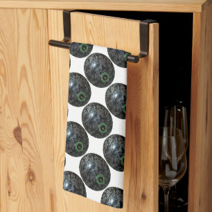 Bol De Pelouse Noir Et Gris, Serviette De Plat