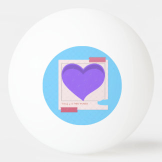 Bola de Ping Pong da minha primeira música  Pingpongballen