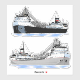 Boland en Saginaw geschiedenis set Sticker