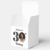 Bold 30th Birthday Party Photo  Bedankdoosjes (Geopend)