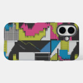 Bold 80s Abstract Geometric Pattern Case-Mate iPhone Case (Achterkant (horizontaal))