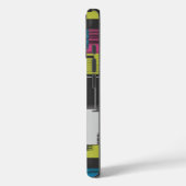 Bold 80s Abstract Geometric Pattern Case-Mate iPhone Case (Achterkant / Links)