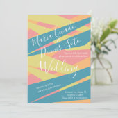 Bold Abstract Typografie Kaart (Staand voorkant)