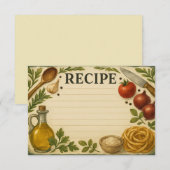Bold Accents of Tuscany Recipe Card (Voorkant / Achterkant)