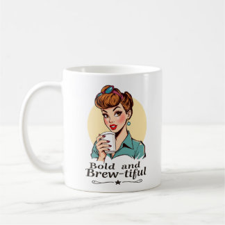 Bold and Brew-tiful Glamoureuze Retro Koffiemok