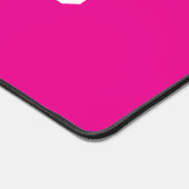 Bold Athletic Fun White TENNIS Text On Bright Pink (Coin)