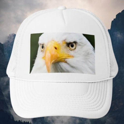 Bold Bald Eagle Hoofd Patriottische Trucker Hoed Trucker Pet
