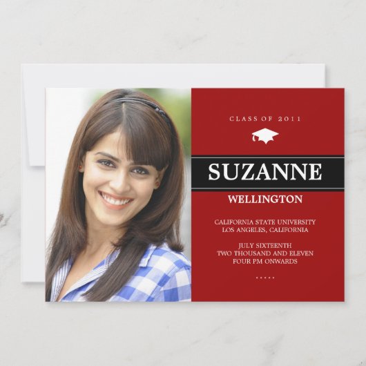 Bold Bar 1 Aankondiging van het Foto Afstuderen (Voorkant)