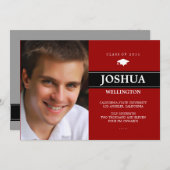 Bold Bar 1 Aankondiging van het Foto Afstuderen (Voorkant / Achterkant)