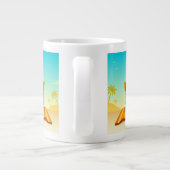 "Bold Beach Mood" Extra Grote Beker (Achterkant)