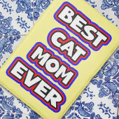 Bold Beste Kattenmoeder Ooit Leuke Typografie Badmat