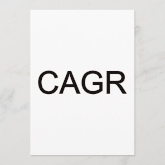 Bold Black CAGR Programma (Voorkant)