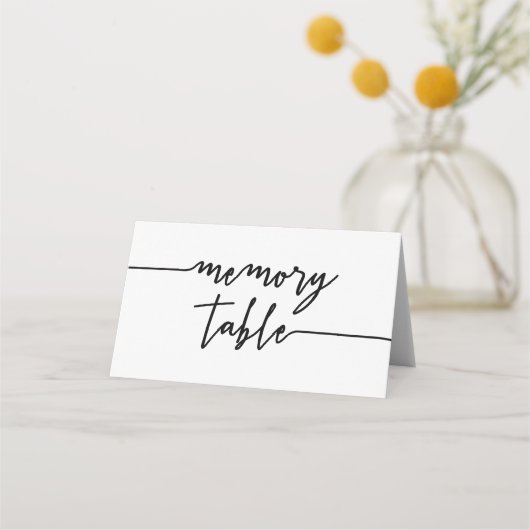 Bold Black Script-geheugentabel (Voorkant)