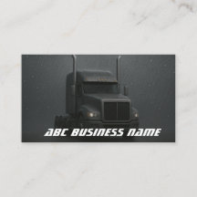 Bold Black Truck Design Verhuisbedrijf