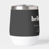 Bold Black White Modern 60th Birthday Custom (Voorkant)