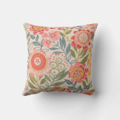 Bold Blooms Design Kussen (Achterkant)