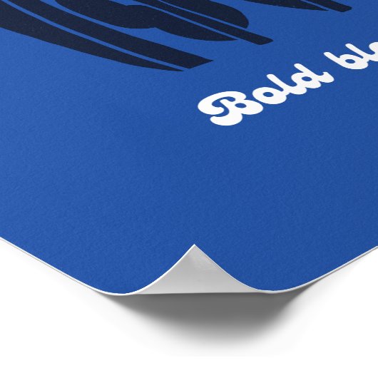 Bold Blooms Only Summer Retro Daisy Wall Art Poster (Hoek)