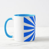 Bold Blue Sunburst Mug (Gauche)