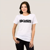 Bold Boss Vader viering Tri-Blend Shirt (Voorkant volledig)