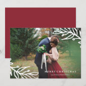 Bold Branches Carte photo de vacances (Devant / Derrière)