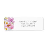 Bold Bright Floral Etiket (Voorkant)