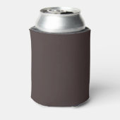 Bold Brown Modern 50th Birthday Custom Party Favor Blikjeskoeler (Blikje Achterkant)