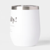 Bold Brown White Modern 50th Birthday Custom  (Achterkant)