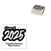 Bold Brush Klasse van 2025 Rubber Stamp Rubberstempel (Gestempeld)
