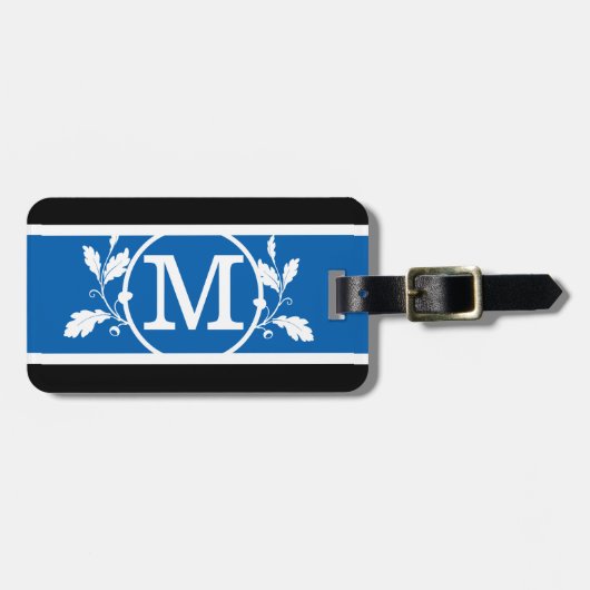 Bold BS1 Monogrammen Bagagelabel (Voorkant horizontaal)