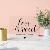 Bold Calligraphie L'amour est Mariage doux (Mariage)