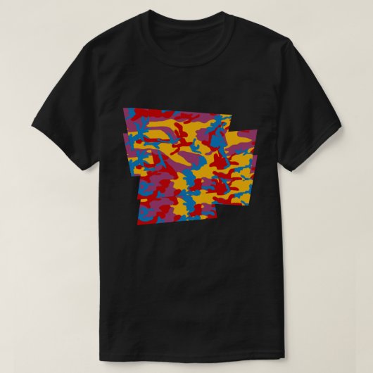 Bold Camo Pattern Blown Pixel T-shirt (Design voorkant)