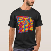 Bold Camo Pattern Blown Pixel T-shirt (Voorkant)