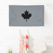 Bold Canadian Black Maple Leaf Spandoek (Insitu)