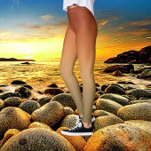 Bold Canyon Sunset Ombre Tie kleurstof Leggings